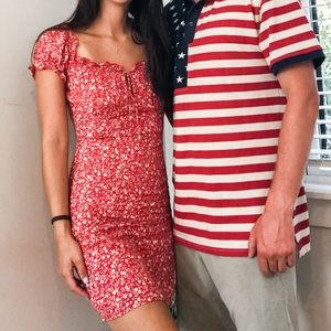 Princess Polly Red Floral Dress